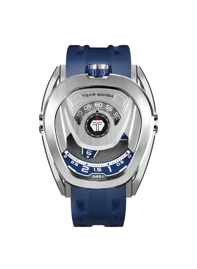 TSAR BOMBA Men's Rubber Automatic Watch TB8213A-03(1+2)SET - 44*52 mm - Image 1